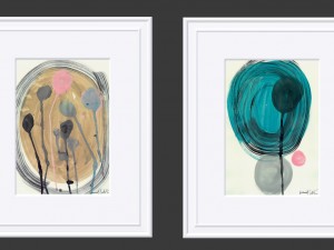 artwork - picture frames set of 4 3D Model