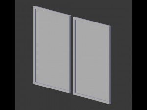 picture frames - city maps 3D 模型