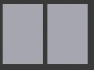 picture frames - city maps 3D Model