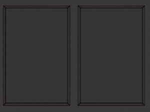 picture frames - city maps 3D 模型