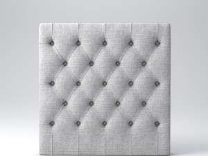 upholstered - buttoned headboard 3D Model