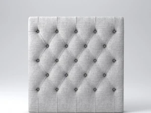 upholstered - buttoned headboard 3D Model