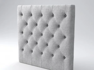 upholstered - buttoned headboard 3D Model