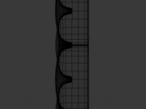 upholstered - buttoned headboard 3D Model