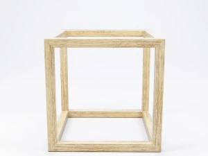 modern cube frame decoration 3D Model