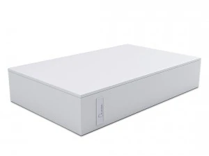 Wei&szlig;e, mit Stoff &uuml;berzogene Schachtel &ndash; Ordner 3D Modell