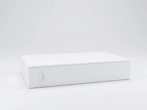 white cloth covered box - folder 3D Model