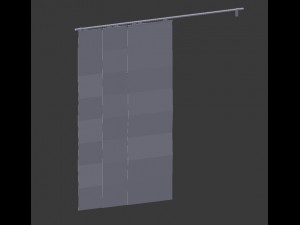 panel curtain Modello 3D