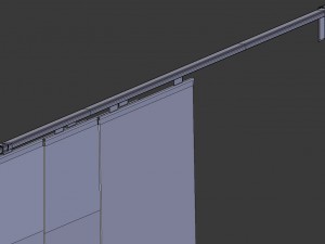 panel curtain Modello 3D