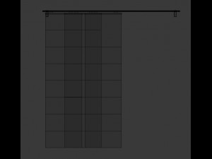 panel curtain Modello 3D