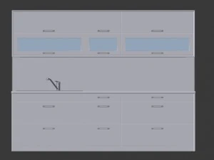 kitchen alexa - small kitchen panel gift 3D Model