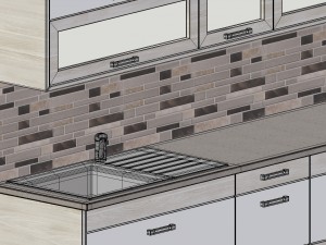 kitchen alexa - small kitchen panel gift 3D Модель