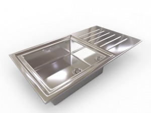 kitchen sink - 1 bowl 3D Model