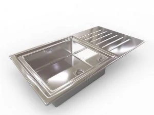 K&uuml;chensp&uuml;le - 1 Sch&uuml;ssel 3D Modell