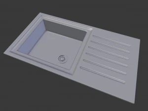 kitchen sink - 1 bowl 3D Model