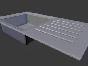 kitchen sink - 1 bowl 3D Model