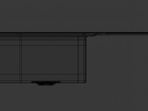 kitchen sink - 1 bowl 3D Model