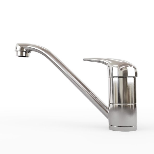 kitchen mixer tap 3D Model .c4d .max .obj .3ds .fbx .stl .blend 