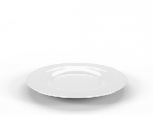 round plate set 3D Model