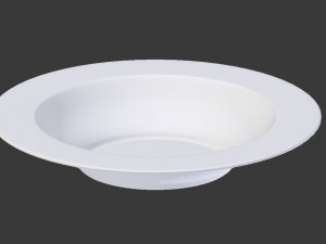 round plate set 3D Model