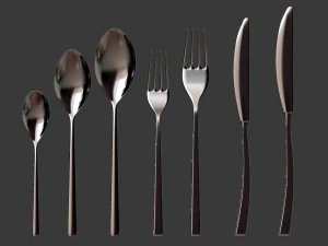 cutlery set 3D Model