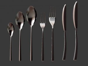 cutlery set 3D Model