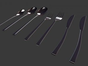 cutlery set 3D Model
