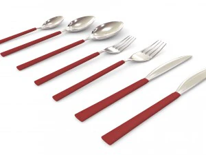 cutlery set v2 3D Model