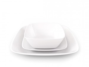 square plate set Modèle 3D