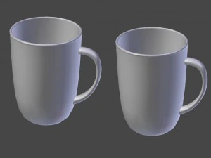 large tableware collection - plate set 3D Model