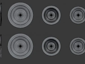 large tableware collection - plate set 3D Model