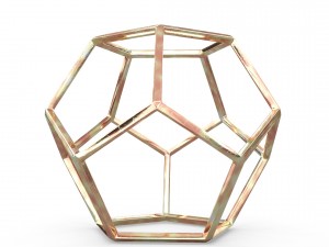 geometric decor objects - sphere frames Modello 3D