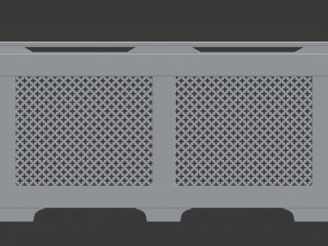 classic radiator cover - screen 3D Model