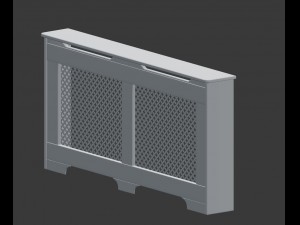 classic radiator cover - screen 3D Model