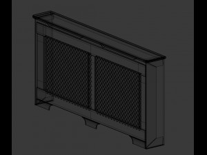 classic radiator cover - screen 3D Model