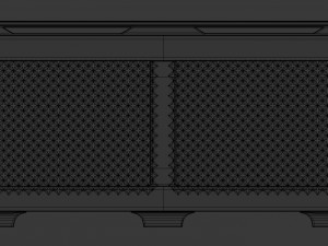 classic radiator cover - screen 3D Model