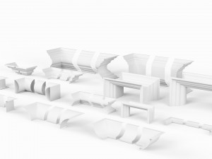 architectural moulding collection vol 1 Model 3D