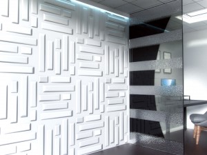 3d wall panel - low poly - bricks Modèle 3D