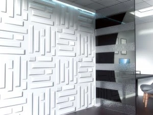 Panel dinding 3d - poli rendah - batu bata Model 3D