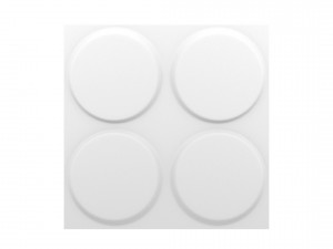 3d wall panel - low poly - ellipses 3Dモデル