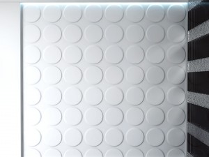 3d wall panel - low poly - ellipses 3Dモデル