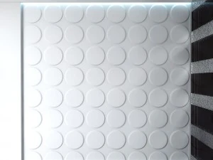 3d wall panel - low poly - ellipses 3D Model