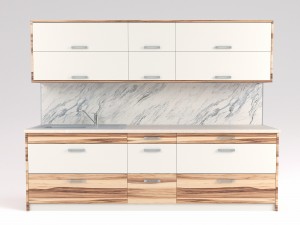 kitchen aida - small kitchen panel 3D Model