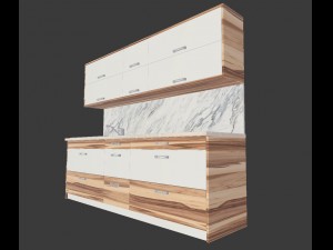 kitchen aida - small kitchen panel 3D Model