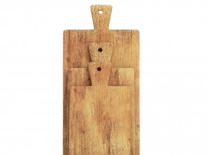 3d wooden cutting board collection - set of 8 different models model 3D Модель