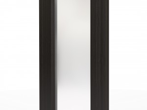large wooden wall mirror 3d 3D Model