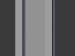 large wooden wall mirror 3d 3Dモデル