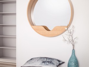 round wall mirror Model 3D