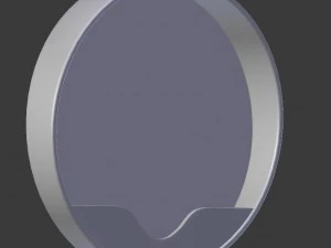 round wall mirror 3D Model