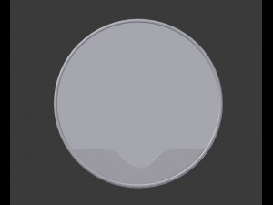 round wall mirror Model 3D